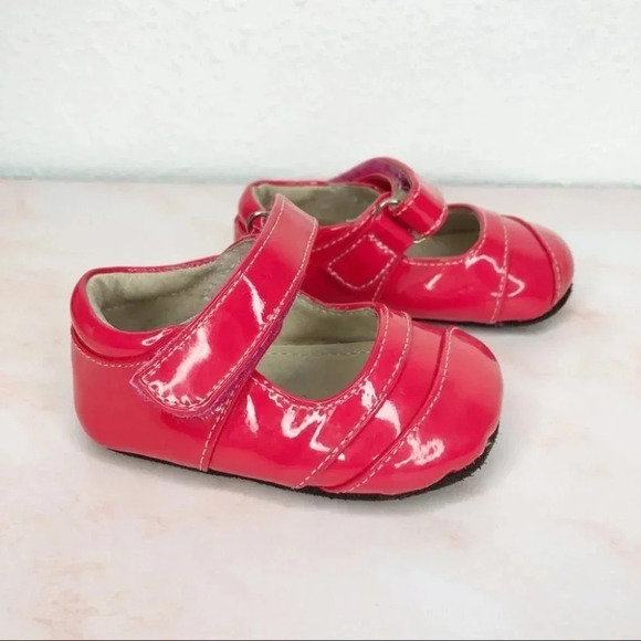See Kai Run Smaller shoes Sophie Mary Jane hot pink patent size 0-6 months - Picture 2 of 12